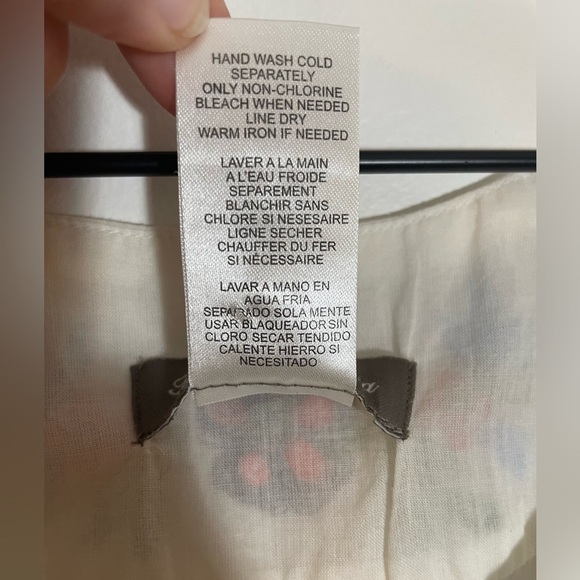 Tommy Bahama White Embroidered Cotton Floral Dress Beach Swim Cottagecore Sz Med - Picture 6 of 10